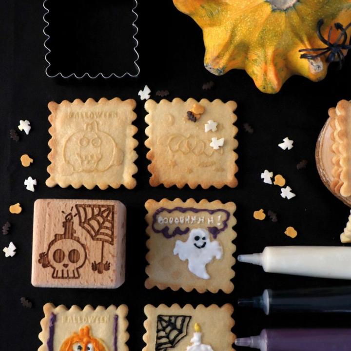Produktbild ScrapCooking Ausstecher mit Würfelstempel Halloween