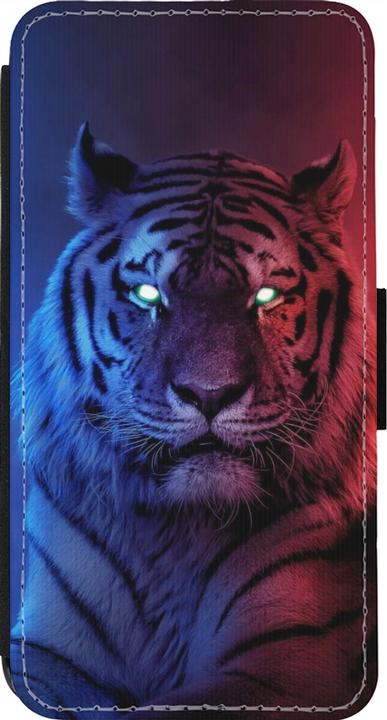 Produktbild PhoneLook Hülle Wallet schwarz Tiger Blue Red (Apple iPhone 14 Pro)