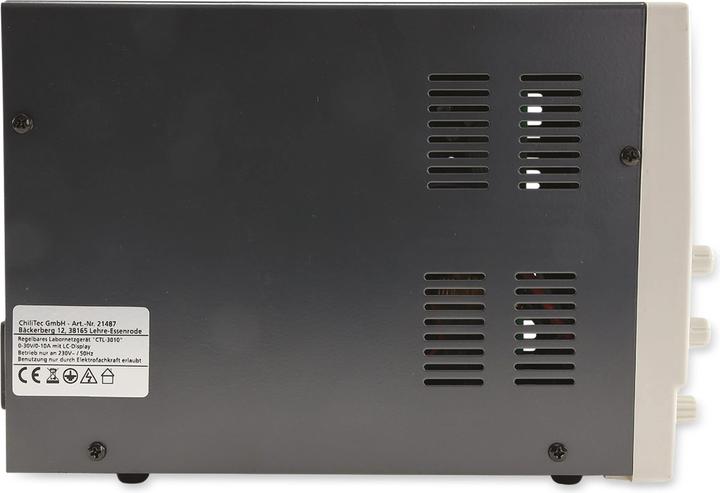 Image du produit Chilitec Alimentation réglable de laboratoire CTL-3010, 0...30 V / 0...10 A, LCD