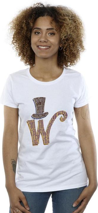 Produktbild Willy Wonka & the Chocolate Factory W Logo Hat TShirt (L)