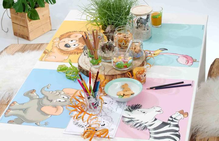 Actual product image Ritzenhoff & Breker Geschirr-Set mit Kinderbecher Happy Zoo Löwe