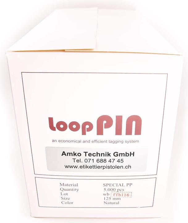 Actual product image Avery LoopPin safety threads 125 mm