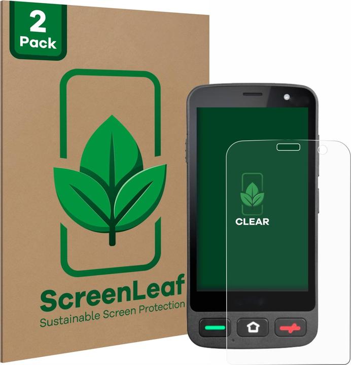 Immagine prodotto ScreenLeaf Pellicola protettiva sostenibile Pellicola protettiva dello schermo chiara trasparente (2 Pezzo/i, Brondi Amico)