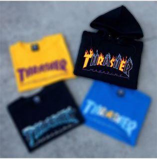 Actual product image Thrasher Double Flame Hood (XL)