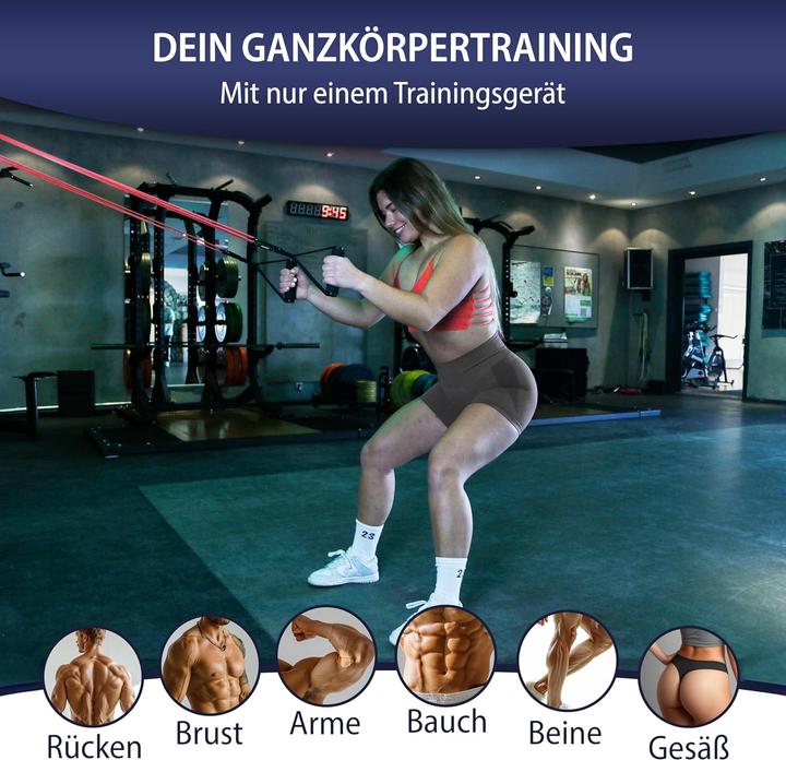 Actual product image Powerful-x Resistance bands (2.08 m, Medium, Easy, Strong)