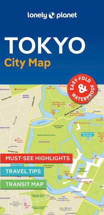 Produktbild Tokyo City Map (Lonely Planet, Englisch)