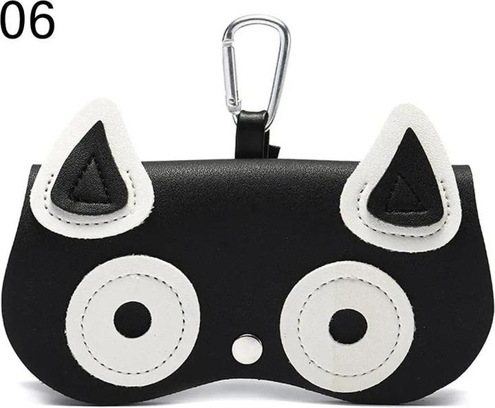 Produktbild Only-Bags.Store Cartoon Portable Sun Eye Glasses Box PU Leder Brillenetui Sonnenbrille