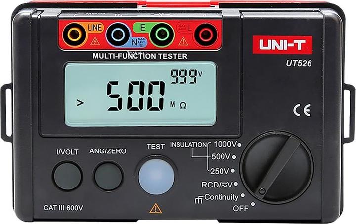 Actual product image Uni-T Insulation resistance meter UT526