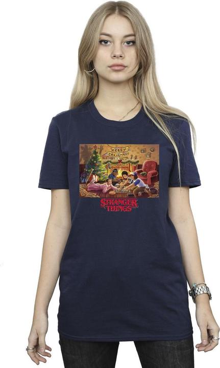 Produktbild Netflix Stranger Things Christmas Gathering TShirt (S)