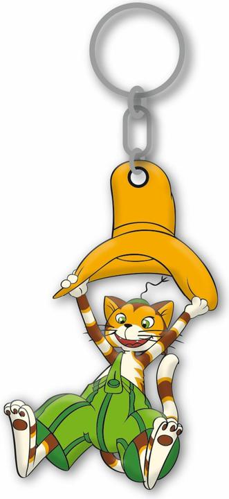 Produktbild 3D-Schlsselanhnger Pettersson und Findus mit Ring