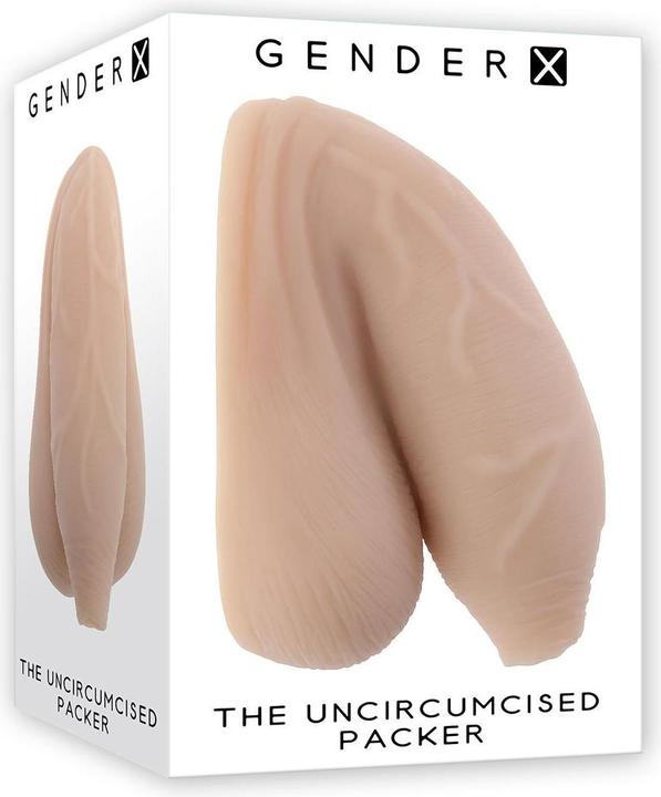 Actual product image Gender X The Uncircumcised Packer Light One Size Flesh