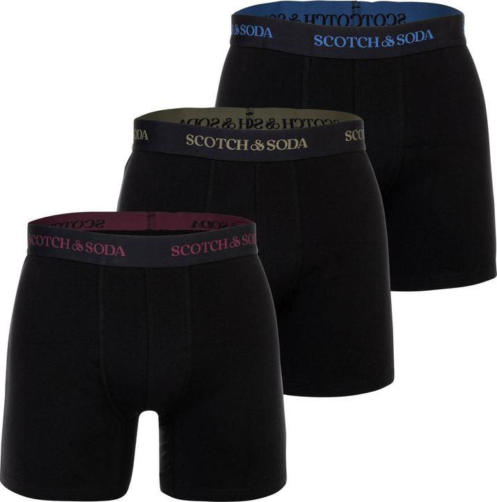 Produktbild Scotch & Soda Solid Cotton Stretch (M, 3er Pack)