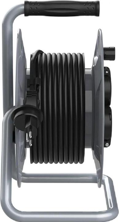 Immagine prodotto Steffen Kunststoff Kabelrolle 3xT13 IP55 Td 3x1mm² 25m grau/schwarz (25 m, 1.50 mm².)