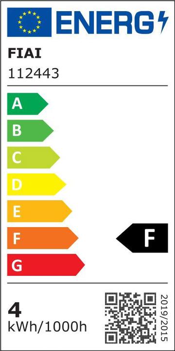Energy Label Isoled Illu (E27, 4 W, 350 lm, 1 x, E)