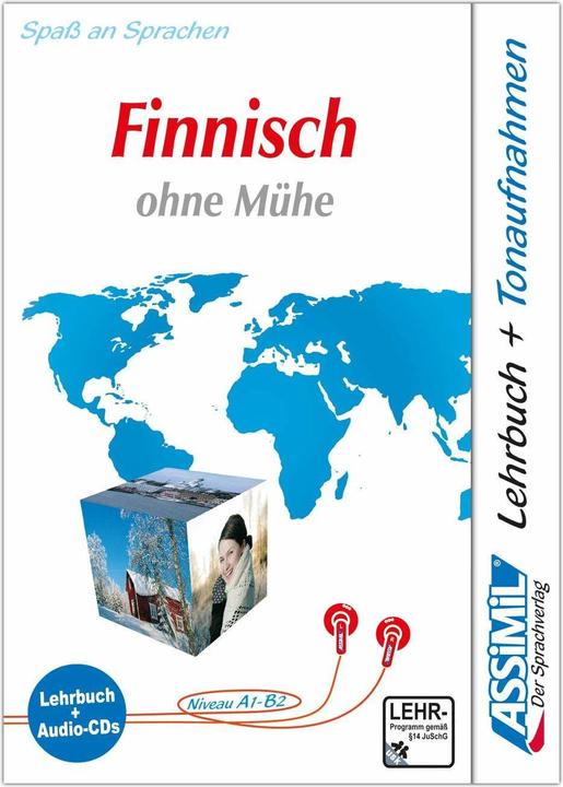 Produktbild . Finnisch ohne Mühe. Multimedia-Classic. Lehrbuch und 4 Audio-CDs (Deutsch, Assimil, 2004)