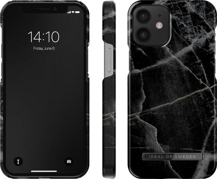 Produktbild iDeal Of Sweden Designer Hard-Cover Black Thunder Marble (Apple iPhone 12 mini)