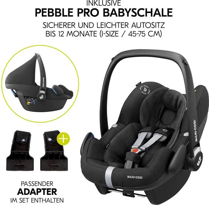 Produktbild Hauck 3in1 Kinderwagen-Set Saturn R Trio Set inkl.