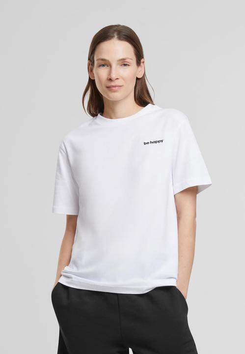 Image du produit Mister Tee MisterTee Be Happy Wording EMB Tee - 193913 (XL)
