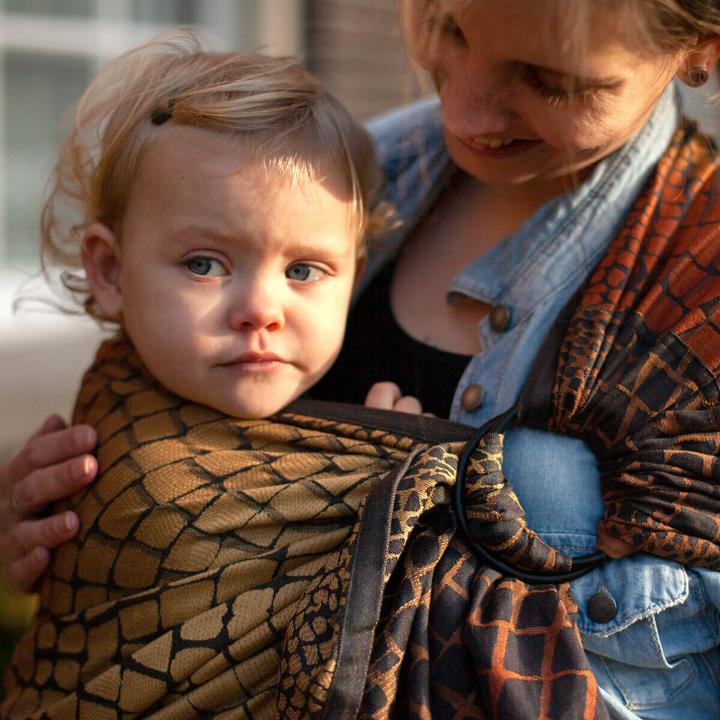 Image du produit Hoppediz Écharpe de portage Ring-Sling qualité biologique (2 m)