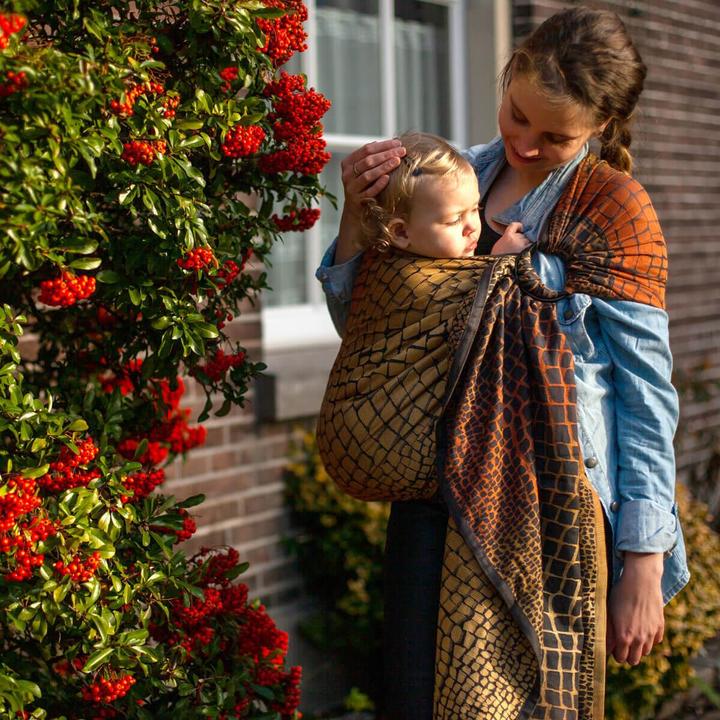 Image du produit Hoppediz Écharpe de portage Ring-Sling qualité biologique (2 m)