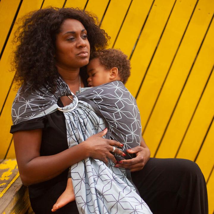 Image du produit Hoppediz Écharpe de portage Ring-Sling qualité biologique (2 m)