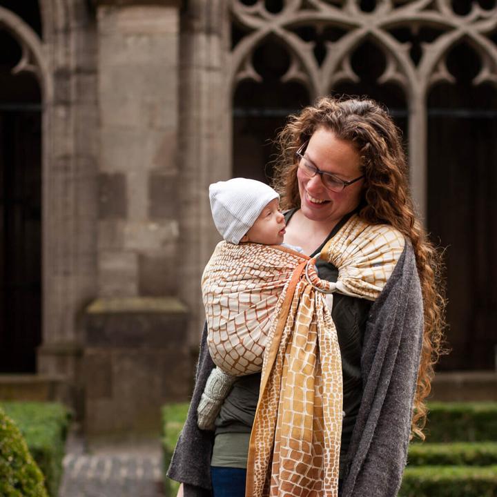 Produktbild Hoppediz Babytragetuch Ring-Sling kbA-Qualität (2 m)
