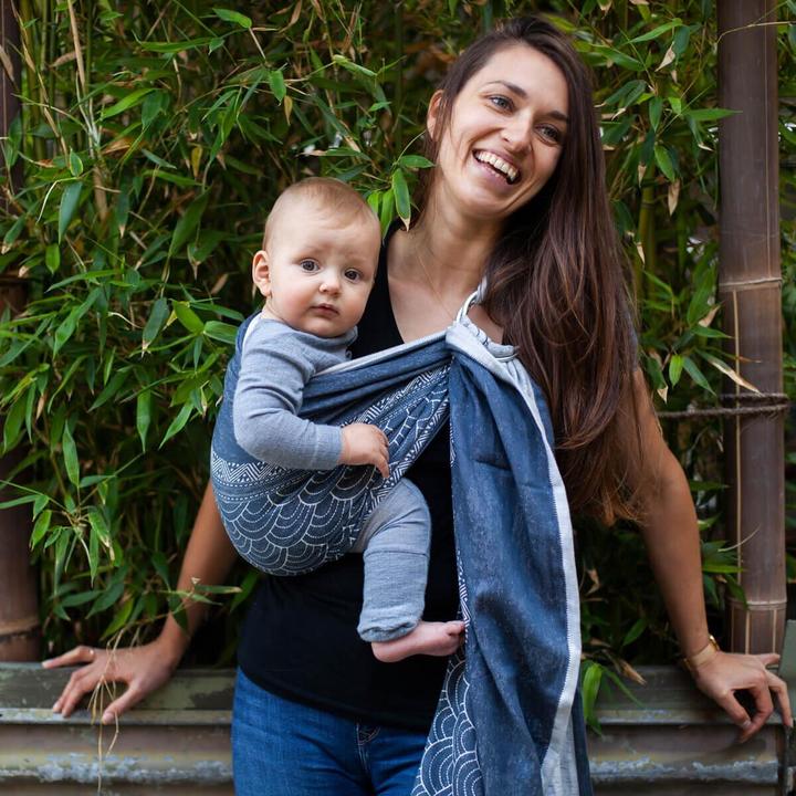 Actual product image Hoppediz Baby sling Ring-Sling organic quality (2 m)
