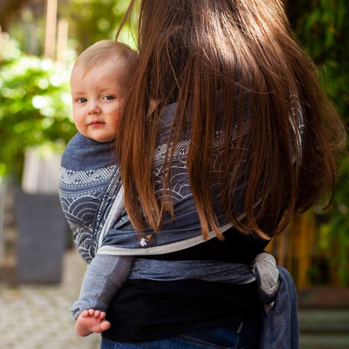 Actual product image Hoppediz Baby sling baby sling organic quality (5.40 m)