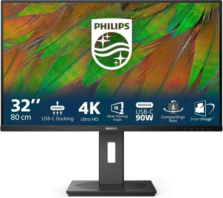 Actual product image Philips MMD 32B1U3900/00 VA Monitor,,, Speakers, height adjustable, 2x HDMI, DisplayPort, PD (3840 x 2160 Pixels, 31.50")