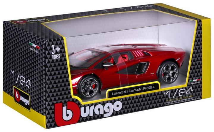 Immagine prodotto Bburago Lamborghini Countach LPI 800-4 1/24 rosso