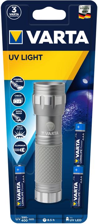 Produktbild Varta UV-Taschenlampe (11.80 cm, 0 lm)