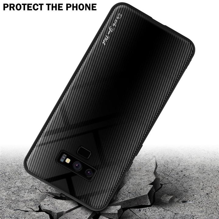 Produktbild Cadorabo TPU Gestreiftes Glas Cover (Samsung Galaxy Note 9)