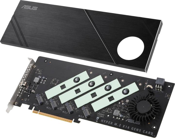 Actual product image ASUS HYPER M.2 X16 GEN 5 CARD