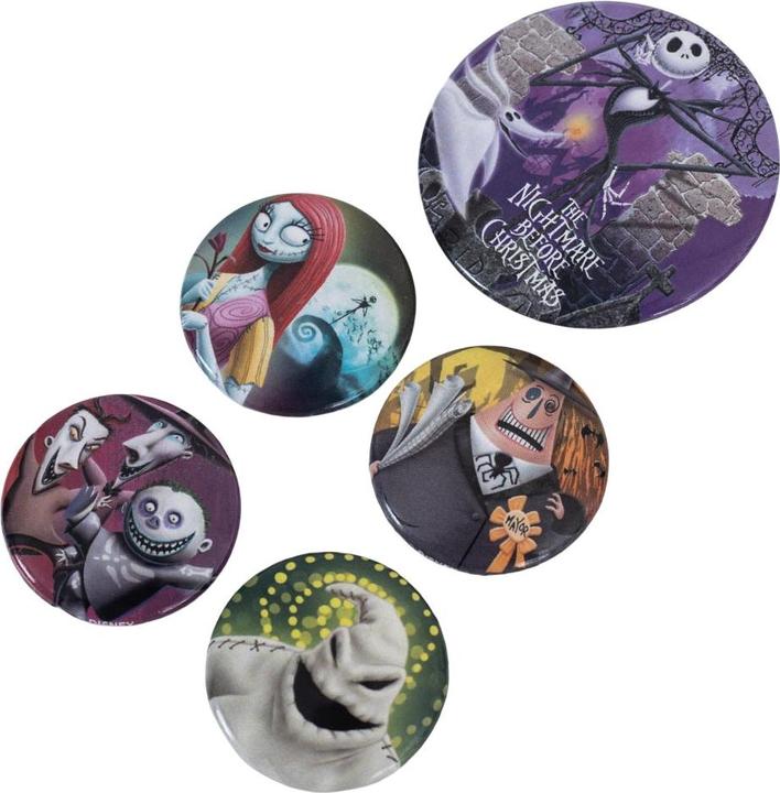 Produktbild The Nightmare Before Christmas Abzeichen 5erPack
