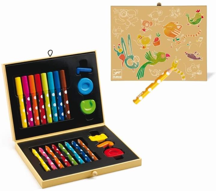 Image du produit Djeco Malkoffer für die Kleinsten (Multicolore, 16 x)
