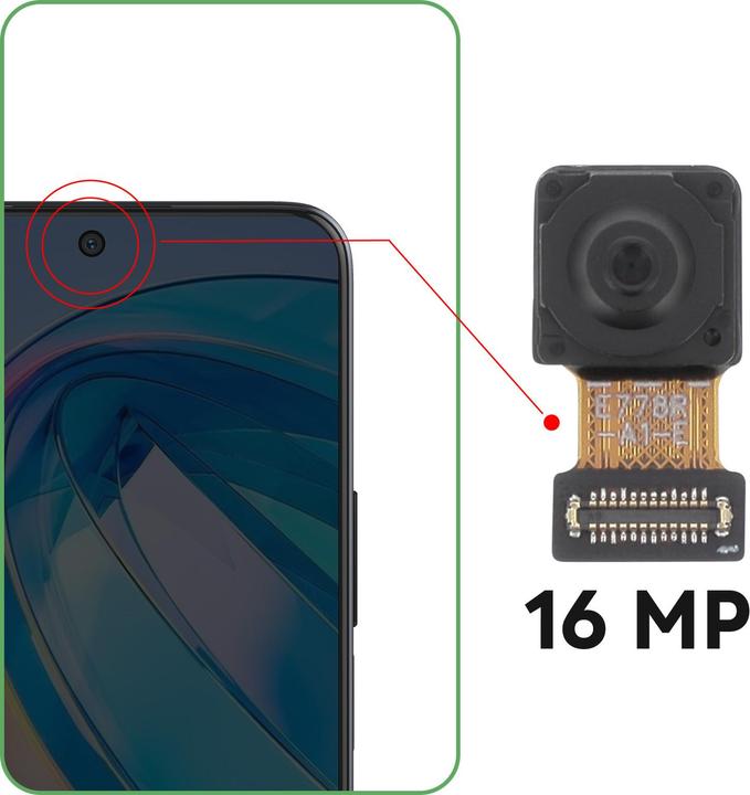 Produktbild Clappio Frontkamera für Honor X8a 16-MP-Selfie-Sensor (Honor X8a)