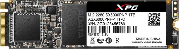 Produktbild Adata XPG SX6000 Pro (1000 GB, M.2 2280)