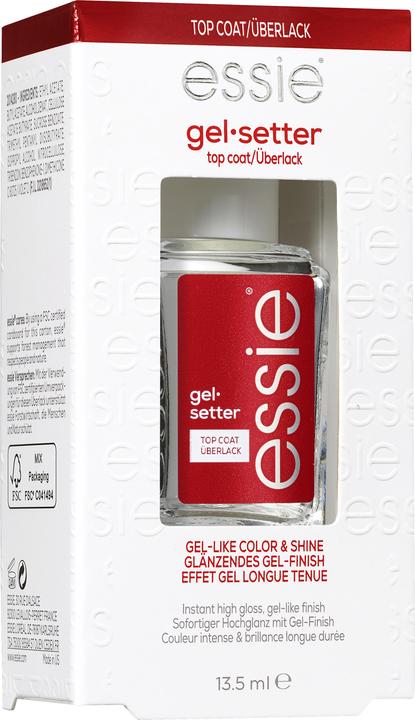 Actual product image Essie Gel setter (Transparent, Gel-Effect Nail Polish)