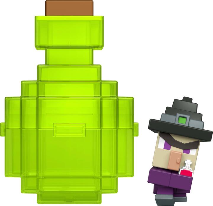 Actual product image Mattel Minecraft Mini Mode Potion Brewing Vengeful Witch