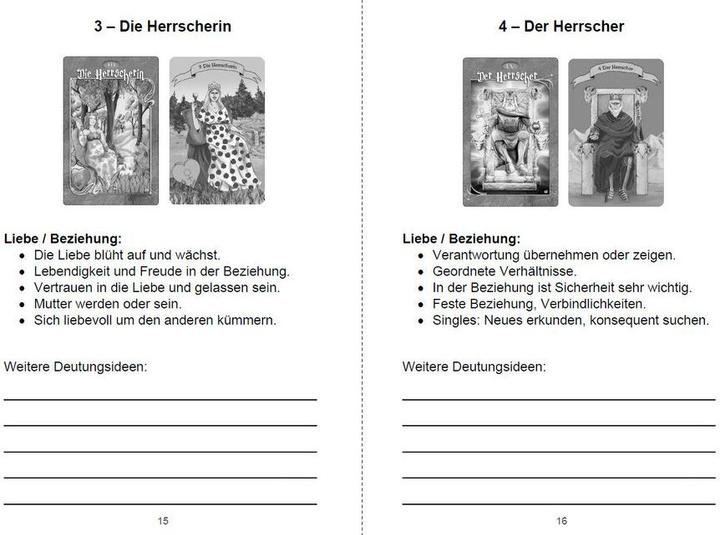 Actual product image Tarot Liebe (German, Angelina Schulze, 2020)
