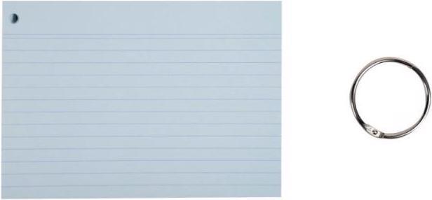 Produktbild Exacompta Flashcards (A7, 205 g/m², 50 x)