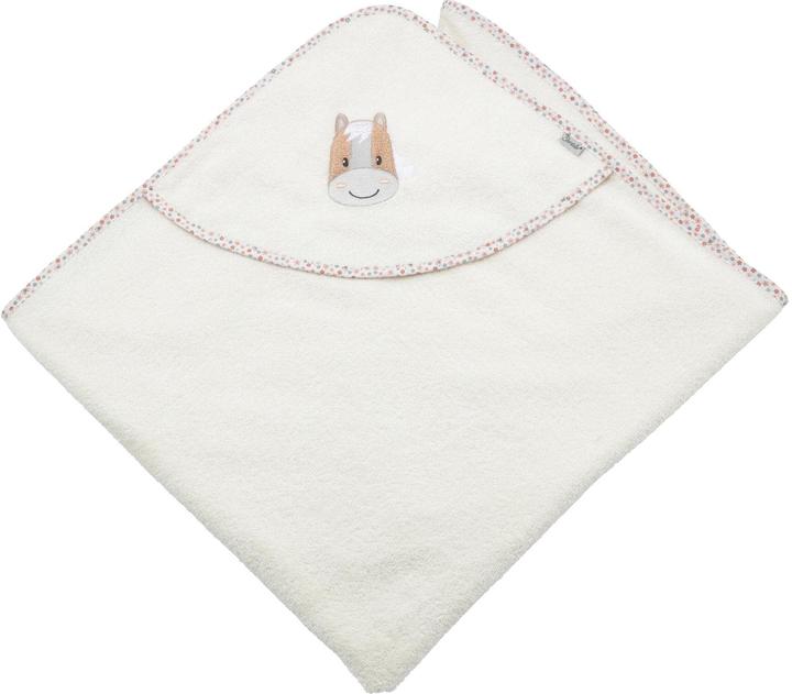 Actual product image Sterntaler Baby hooded towel Horse Sunny 100 x 100 cm