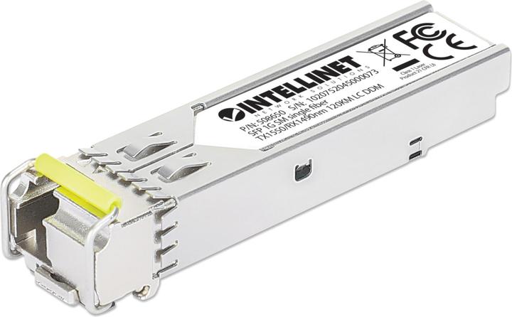 Produktbild Intellinet Gigabit SFP Mini-GBIC Transceiver WDM bidirektional für LWL-Kabel
