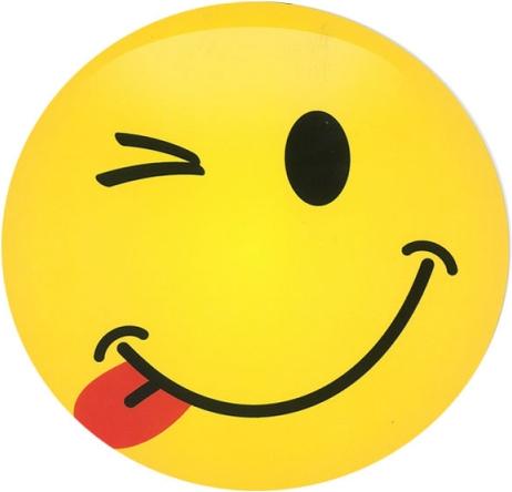 Actual product image Edition Gollong Postcard Gollong round 14cm winking smiley