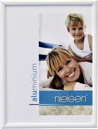 Produktbild Nielsen Rahmen Classic Aluminium 18x24cm weiss glanz (18 x 24 cm)