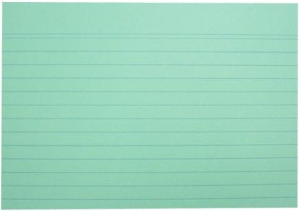 Immagine prodotto Exacompta Schede foderate di verde, 100 (A5, 205 g/m², 100 x)