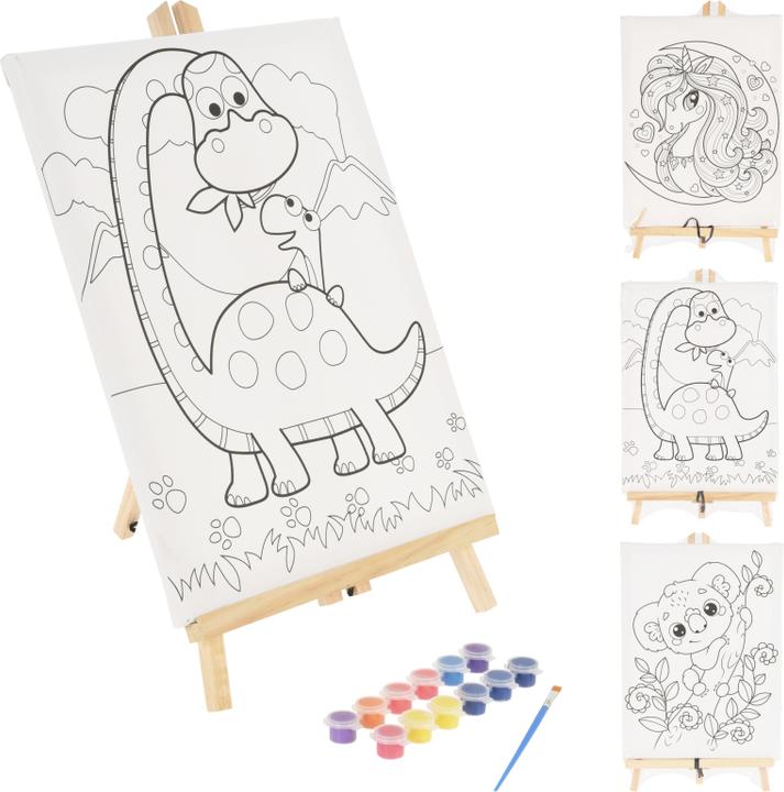 Produktbild Malset mit Leinwand und Farbe