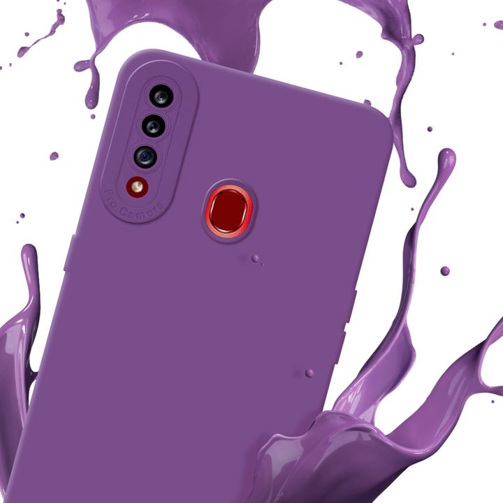 Productafbeelding Cadorabo Hoesje voor Samsung Galaxy A20s in TPU Fluid LM162 Style (Samsung Galaxy A20)