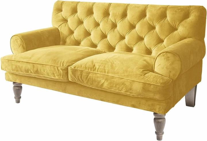 Produktbild Loberon Sofa Carme gelb (3-Sitzer)