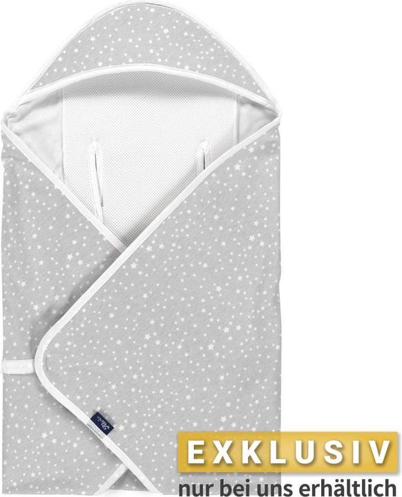 Produktbild Alvi Fusssäcke für Babyschalen & Babywannen Reisedecke Jersey light 80 x 80 cm - Sternenhimmel
